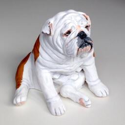 Pet Portrait Custom, Memorial, English Bulldog Statue, Art, Dog Portrait, Gifts For Lovers, Clay Sculpture - thumbnail 2