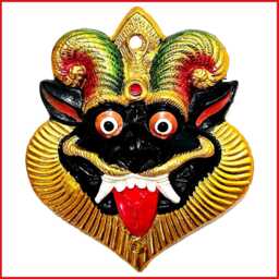 Nazar Battu/Kirti Mukha Wall Hanging Face - thumbnail 2