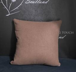 Fine Wool Mink Coloured Cushion Cover