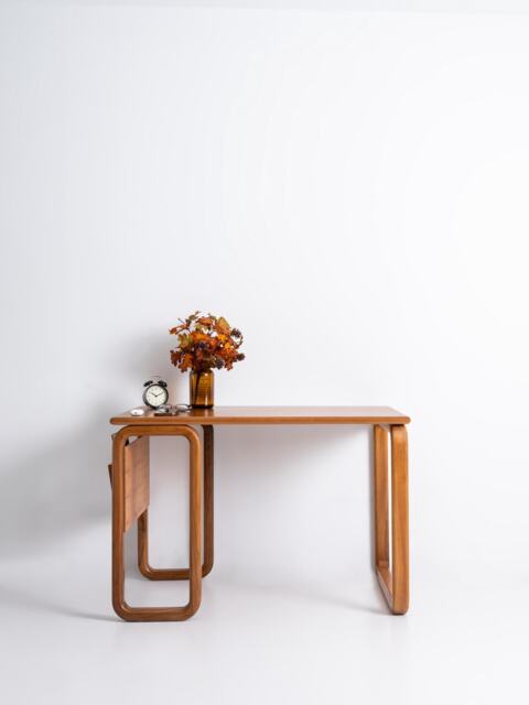 Handmade Solid Walnut Study Desk - Custom Size Office Table Free Worldwide Delivery - image 1