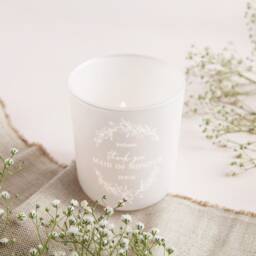 Maid Of Honour Keepsake Gift Personalised Tea Light Holder With Candles - Gifts - thumbnail 1