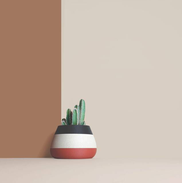 Large Wooden Indoor Plant Pots, Plant Holders Gift For Lover, Apartment Decoration Idea, Geometric Design, Minimalist & Modern Home - image 1