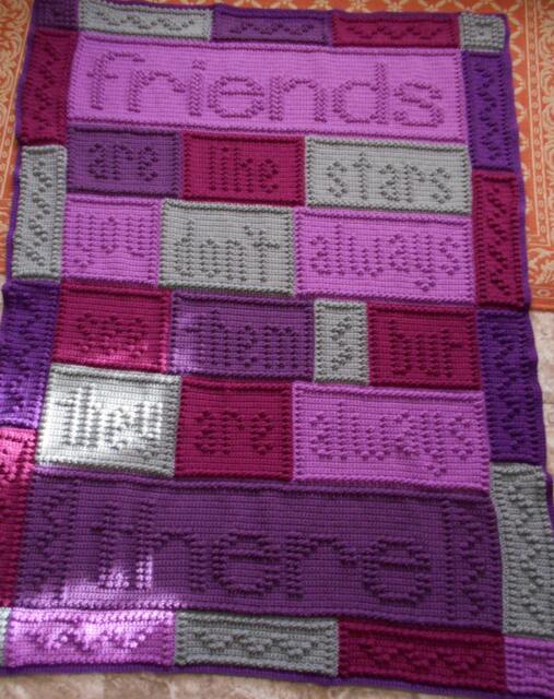 Friends Pattern For Crocheted Blanket - image 1