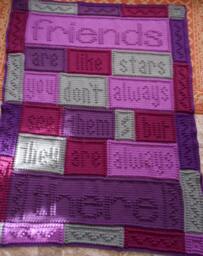 Friends Pattern For Crocheted Blanket - thumbnail 1