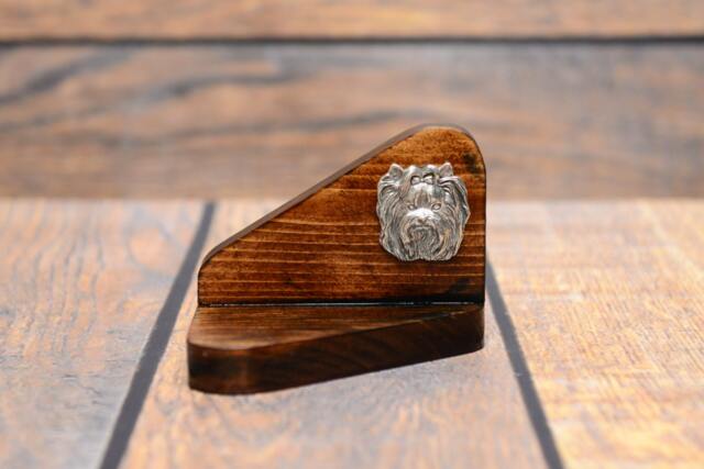 Yorkshire Terrier - Wooden Candlestick With Dog, Souvenir, Decoration, Limited Edition, Collection - image 1