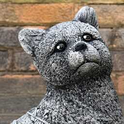 Concrete Cat Statue Playful Kitty Sculpture, Lover Gift - thumbnail 2