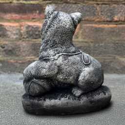Concrete Cat Statue Playful Kitty Sculpture, Lover Gift - thumbnail 4