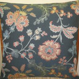 "Floral Decorative Pillow Cover-18""x18" - thumbnail 3