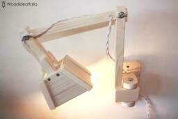 "Wooden Wall Lamp ""Crane" - thumbnail 1
