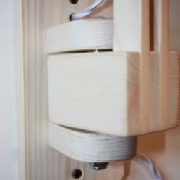 "Wooden Wall Lamp ""Crane" - thumbnail 4