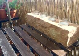 4 Candle Holders For Large Tea Lights With 5 & 10 cm Tall Glass Inserts