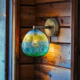 Blown Glass Wall Lamp - Bathroom Light Fixture Vanity Sconces Sconce Over Mirror Home - thumbnail 3