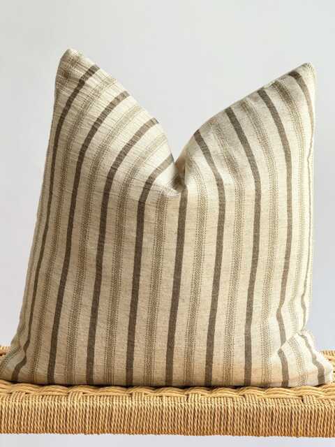 Hmong Hemp Lumbar Pillow Cover Vintage Tribal Textile - image 1