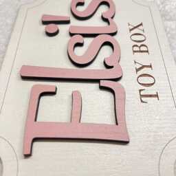 Kids Room Door Sign Personalised Bedroom Plaque For Children Nursery Name Wooden Baby Playroom Wall Decor Custom Gift Grandson - thumbnail 4