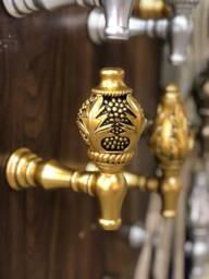 Gold Curtain Holdbacks Decorative Wall Hooks, Set Of 2 - thumbnail 1