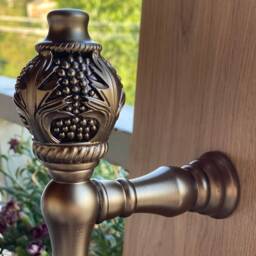 Gold Curtain Holdbacks Decorative Wall Hooks, Set Of 2 - thumbnail 3