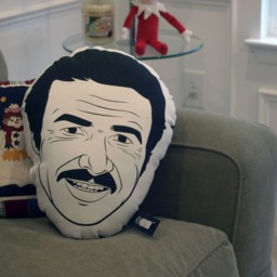 Burt Reynolds Large Decorative Throw Pillow Illow Smokey & The Bandit Cannonball Run Cushion Dorm Couch Home Decor Bedroom - thumbnail 2