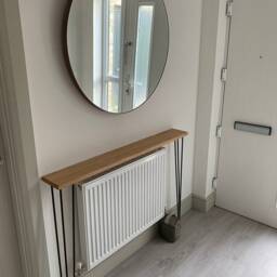 Solid Oak Console Table - thumbnail 3