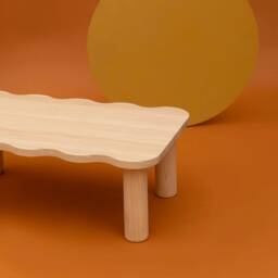 Solid Wood Coffee Table, Handmade - Palamos - thumbnail 3