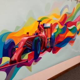 Painteeze Formula 1 Fia Painting Like Modern Wall Decor, Decal, Sticker Cfb 10 - thumbnail 3
