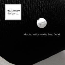 Black & White Pillow Cover, Geometric Outdoor Sunbrella?? Cushion Cover With Micronesia Vibe For Entryway, Patio/Garden Seating, Mazizmuse - thumbnail 3