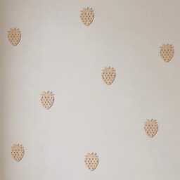 Wooden Strawberry Wall Art - Strawberries Fruit Decal Stickers Themed Bedroom Decor - thumbnail 2