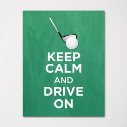 Keep Calm & Drive On - Fine Art Print Choice Of Color Purchase 3 Receive 1 Free Custom Prints Available - thumbnail 1