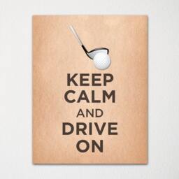 Keep Calm & Drive On - Fine Art Print Choice Of Color Purchase 3 Receive 1 Free Custom Prints Available - thumbnail 2