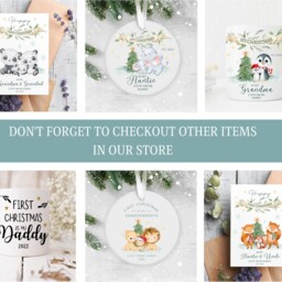 Personalised Baby's First Christmas Decoration, Gift For Boy Girl, Keepsake 1st Bauble - thumbnail 2