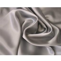 Handmade Platinum Silver Charmeuse Satin Pillowcase - Luxury Bedding