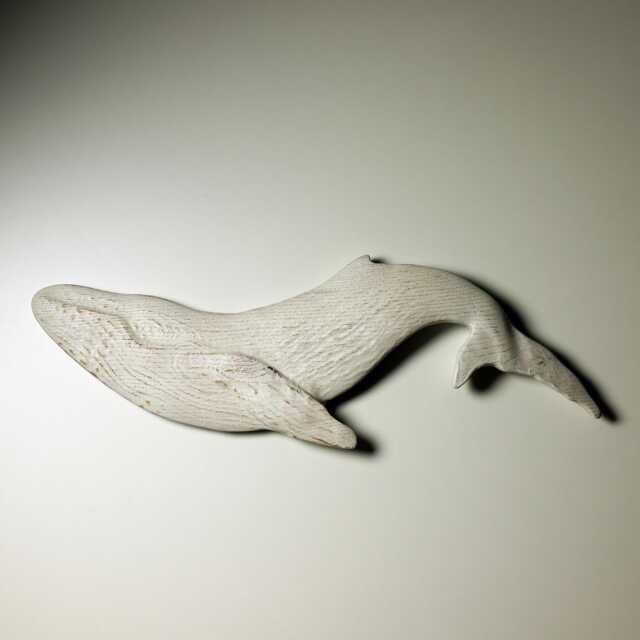 Wooden Whale Sculpture - Wall_22 - image 1