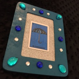La Loteria El Paraguas Umbrella Wooden Picture Frame - thumbnail 3