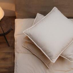 Handmade Wool Pillow, Cotton Covered, Standard Size - 20x26 - thumbnail 3