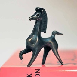 Black Stallion Movie Bucephalus Figurine in Aged Solid Bronze - thumbnail 1