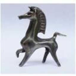 Black Stallion Movie Bucephalus Figurine in Aged Solid Bronze - thumbnail 3