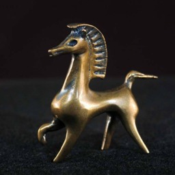 Black Stallion Movie Bucephalus Figurine in Aged Solid Bronze - thumbnail 4