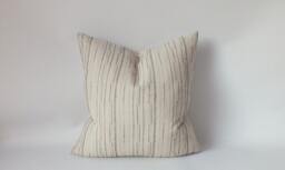 Hmong White Striped Pillow Ethnic Decorative Throw Cushion Sofa Pillows Home Decor Scatter Cushions