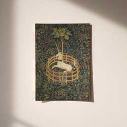The Unicorn Rests/Medieval Fantasy Art Print - thumbnail 1