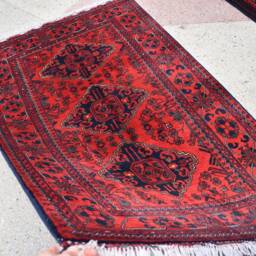 Handmade Afghan Bokhara Rug 100% Wool Turkmen Oriental Rug - 5.0x3.2 Ft - thumbnail 3