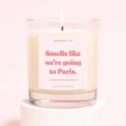 Paris Gifts - We're Going To Surprise Candle Trip Reveal Label - thumbnail 1
