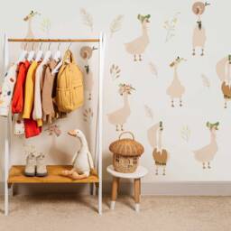 Goose Nursery Wall Decals - Farmhouse Style, Gender Neutral Decor - thumbnail 3