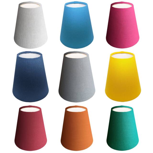 Colourful Candle Clip Lampshade, Small Wall Sconce Lampshade Set, Set Of Lampshades - image 1