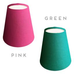 Colourful Candle Clip Lampshade, Small Wall Sconce Lampshade Set, Set Of Lampshades - thumbnail 3