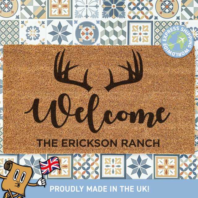 Welcome Ranch Doormat, Family To My Ranch, Decor, Customised Doormat - image 1