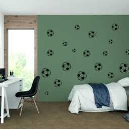 Sale Football Wall Decals Kids Room Decor, Set Of 9 - thumbnail 3