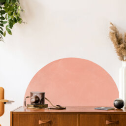Big Abstract Circle Wall Decal, Plastic-Free Wall Sticker - thumbnail 1