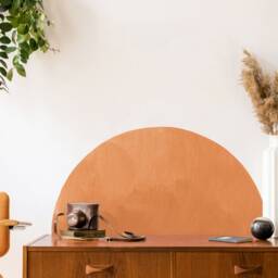 Big Abstract Circle Wall Decal, Plastic-Free Wall Sticker - thumbnail 4