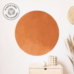 Big Abstract Circle Wall Decal, Plastic-Free Wall Sticker - thumbnail 2
