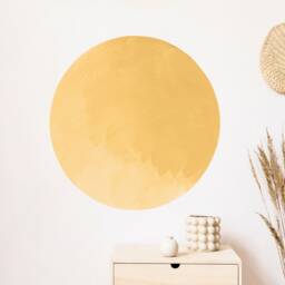 Big Abstract Circle Wall Decal, Plastic-Free Wall Sticker - thumbnail 3