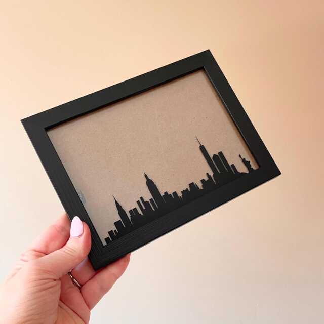 New York Photo Frame, Skyline, 21st Birthday Gift, 30Th Couples Gifts, Gift - image 1